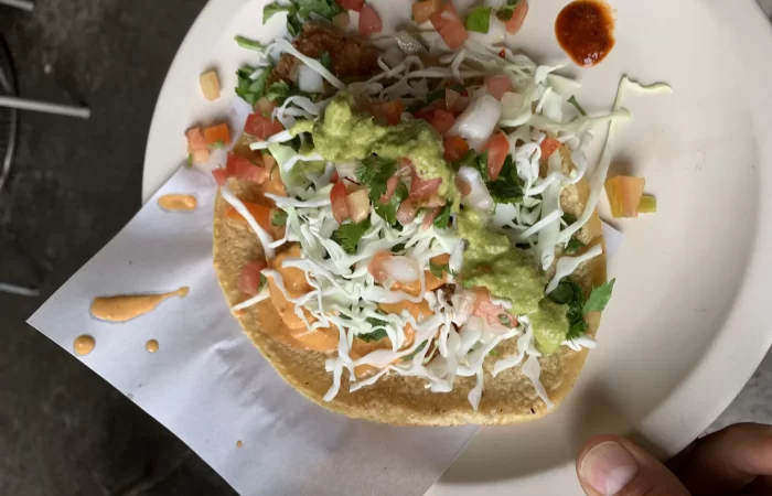 a mexican taco