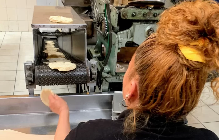 receiving tortillas