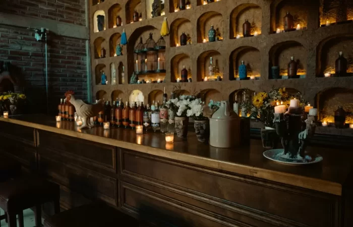 a mezcal store